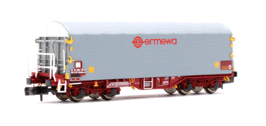 Pre-Owned IHA Steel Carrier Wagon Ermewa branded livery 33 87 4667 107-6