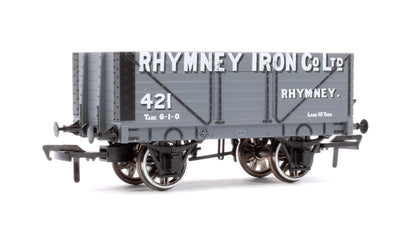 Pre-Owned 7 Plank 1907 Railway Clearing House Open Wagon - Rhymney Iron Co. Ltd, Rhymney No.421