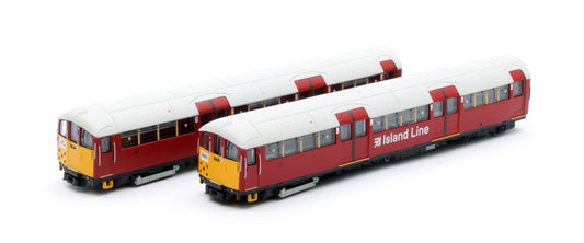 RT-N-LU1938-MAR202A Class 483 - Isle of Wight "LT" Maroon (Island Line Branding) Set 007 2-Car EMU