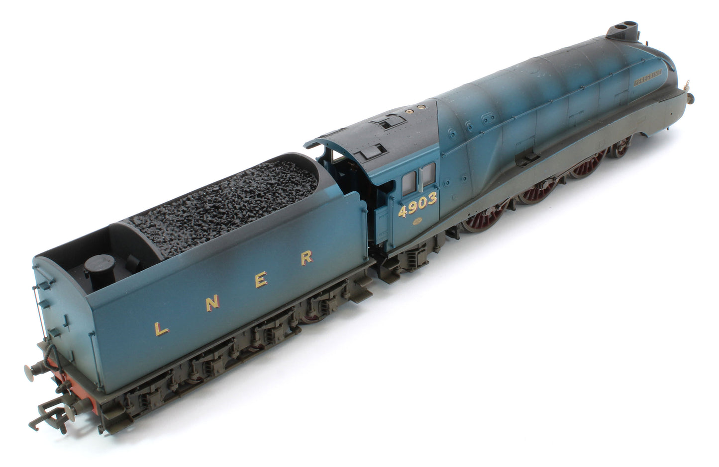 BL-001-015 Bespoke Weathered Black Label Class A4 Peregrine LNER Garter Blue Valanced 4-6-2 No.4903 Steam Locomotive - DCC Sound & Smoke