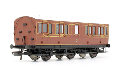 Pre-Owned LBSCR Umber 6 Wheel First Third Coach