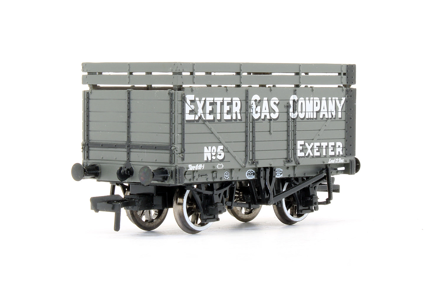 Pre-Owned 7 Plank Wagon With Coke Rails 'Exeter Gas Company' No.5
