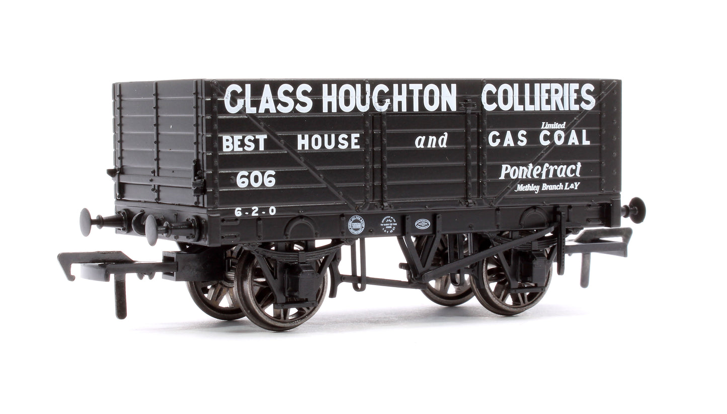 7 Plank 1907 Railway Clearing House Open Wagon - Glasshoughton Colliery, Pontefract No.606