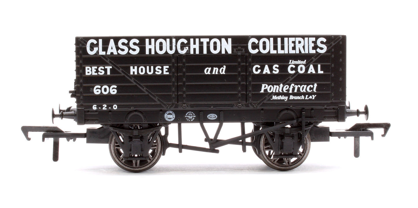 7 Plank 1907 Railway Clearing House Open Wagon - Glasshoughton Colliery, Pontefract No.606