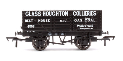 7 Plank 1907 Railway Clearing House Open Wagon - Glasshoughton Colliery, Pontefract No.606