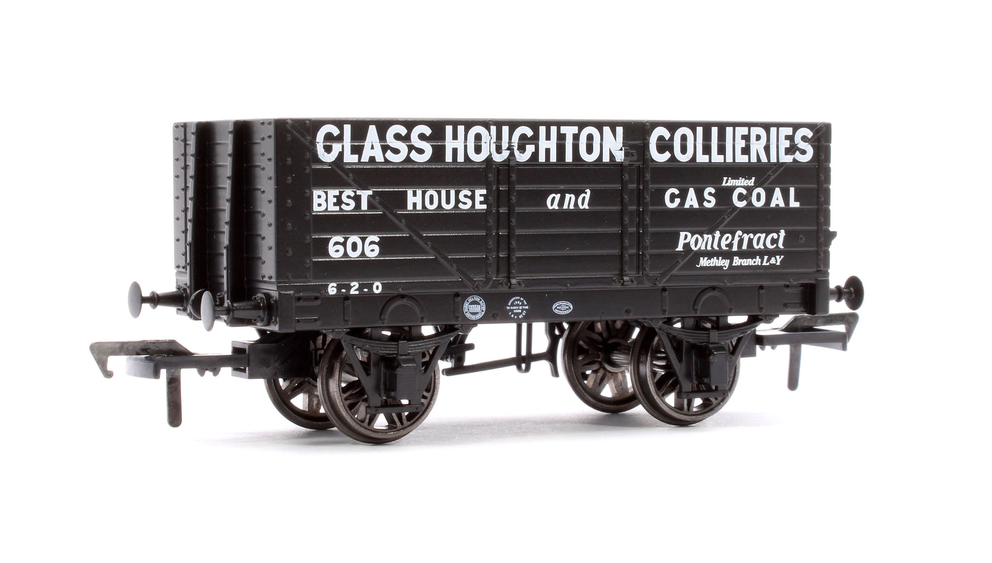 7 Plank 1907 Railway Clearing House Open Wagon - Glasshoughton Colliery, Pontefract No.606