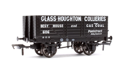 7 Plank 1907 Railway Clearing House Open Wagon - Glasshoughton Colliery, Pontefract No.606