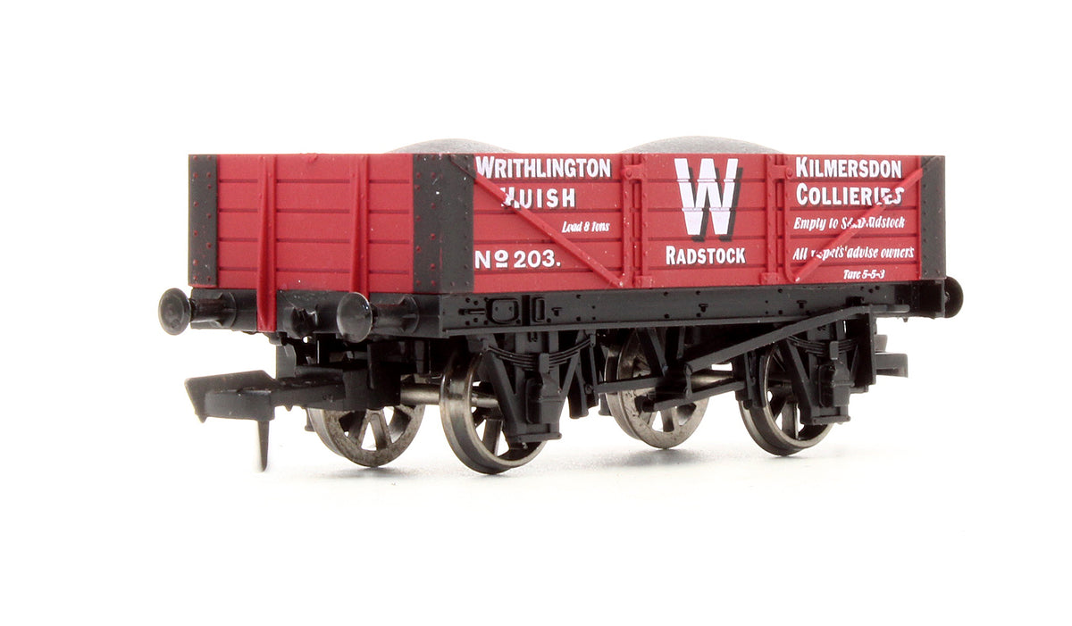 Pre-Owned 4 Plank Wagon 'Writhlington - Kilmersdon - Huish' No.203 - Limited Edition