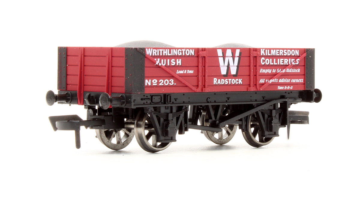 Pre-Owned 4 Plank Wagon 'Writhlington - Kilmersdon - Huish' No.203 - Limited Edition
