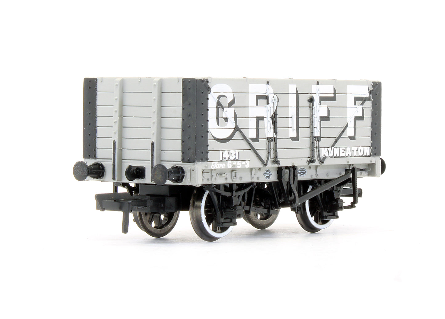 Pre-Owned 7 Plank Fixed End Wagon 'Griff' Of Nuneaton No.1431 - Weathered - Limited Edition