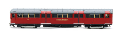 RT-N-LU1938-MAR301C 1938 Tube Stock - London Transport (Gold Branding) Maroon “Rail Red” (Cream Window Bars) Set C (Northern & Bakerloo Line) 3-Car EMU