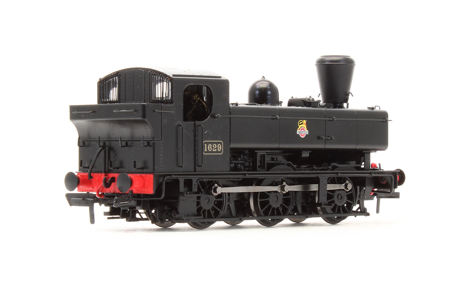BR Black Early Emblem WR 16XX '1629' Busby Chimney Steam Locomotive