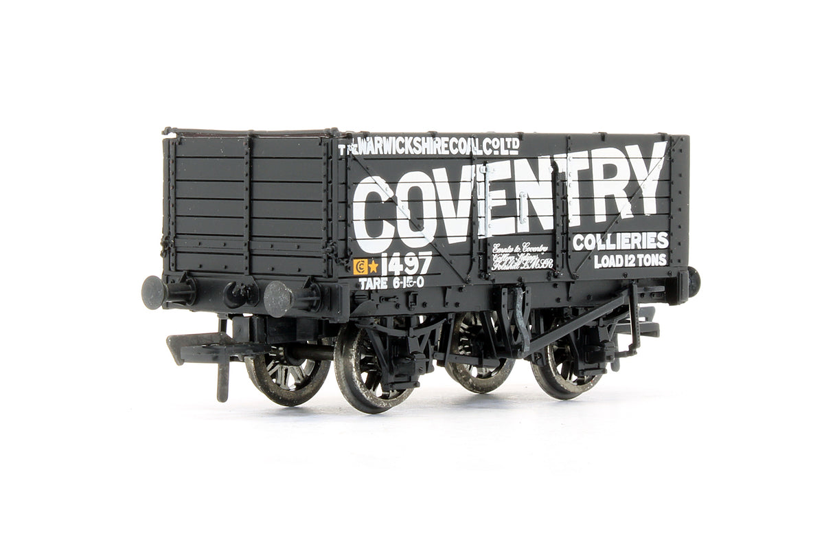 Pre-Owned 7 Plank End Door Wagon 'The Warwickshire Coal Co Ltd' No.1497 - Limited Edition
