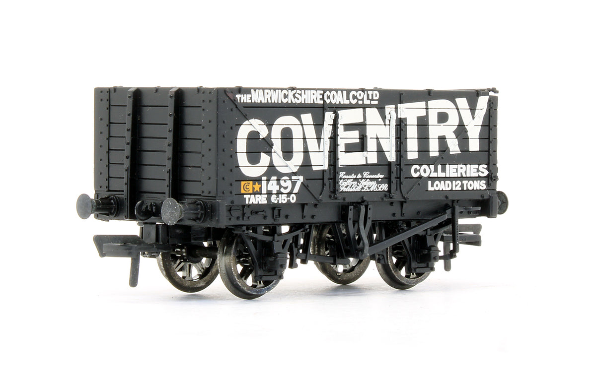 Pre-Owned 7 Plank End Door Wagon 'The Warwickshire Coal Co Ltd' No.1497 - Limited Edition