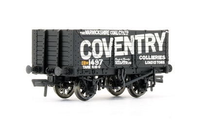 Pre-Owned 7 Plank End Door Wagon 'The Warwickshire Coal Co Ltd' No.1497 - Limited Edition