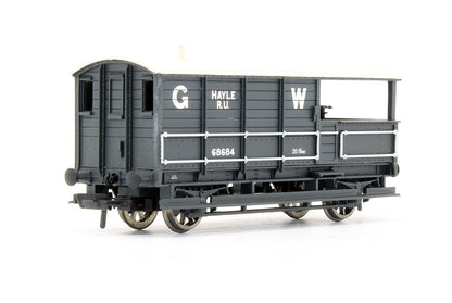Pre-Owned 20 Ton Brake Van GWR Grey 'Hayle R.U.' - Exclusive Edition
