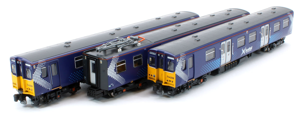 RT-N-314-311DC Class 314209 Scotrail Saltire Blue 3 Car EMU Set