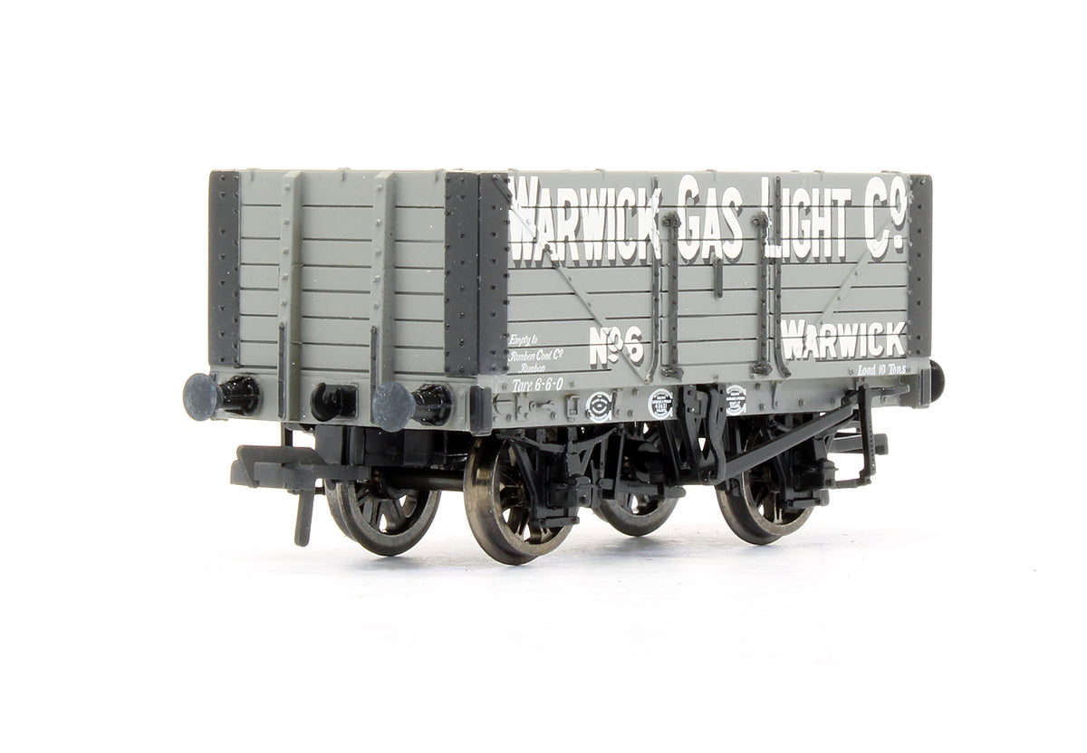 Pre-Owned 7 Plank Fixed End Wagon 'Warwick Gas Light Co' No.6 - Limited Edition