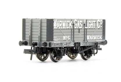 Pre-Owned 7 Plank Fixed End Wagon 'Warwick Gas Light Co' No.6 - Limited Edition