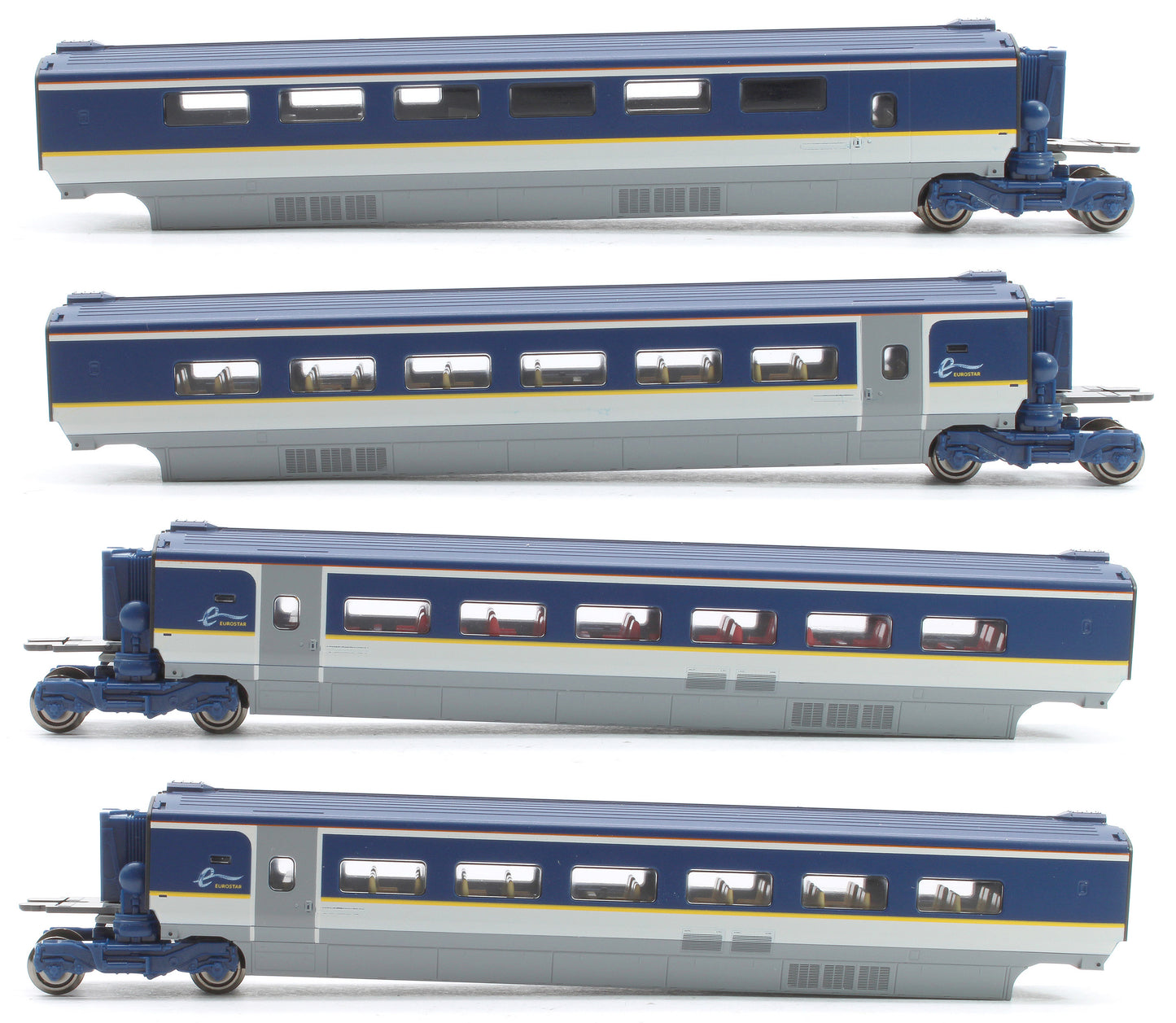 Pre-Owned Eurostar (2015) 4 Coach Extension Set New Livery