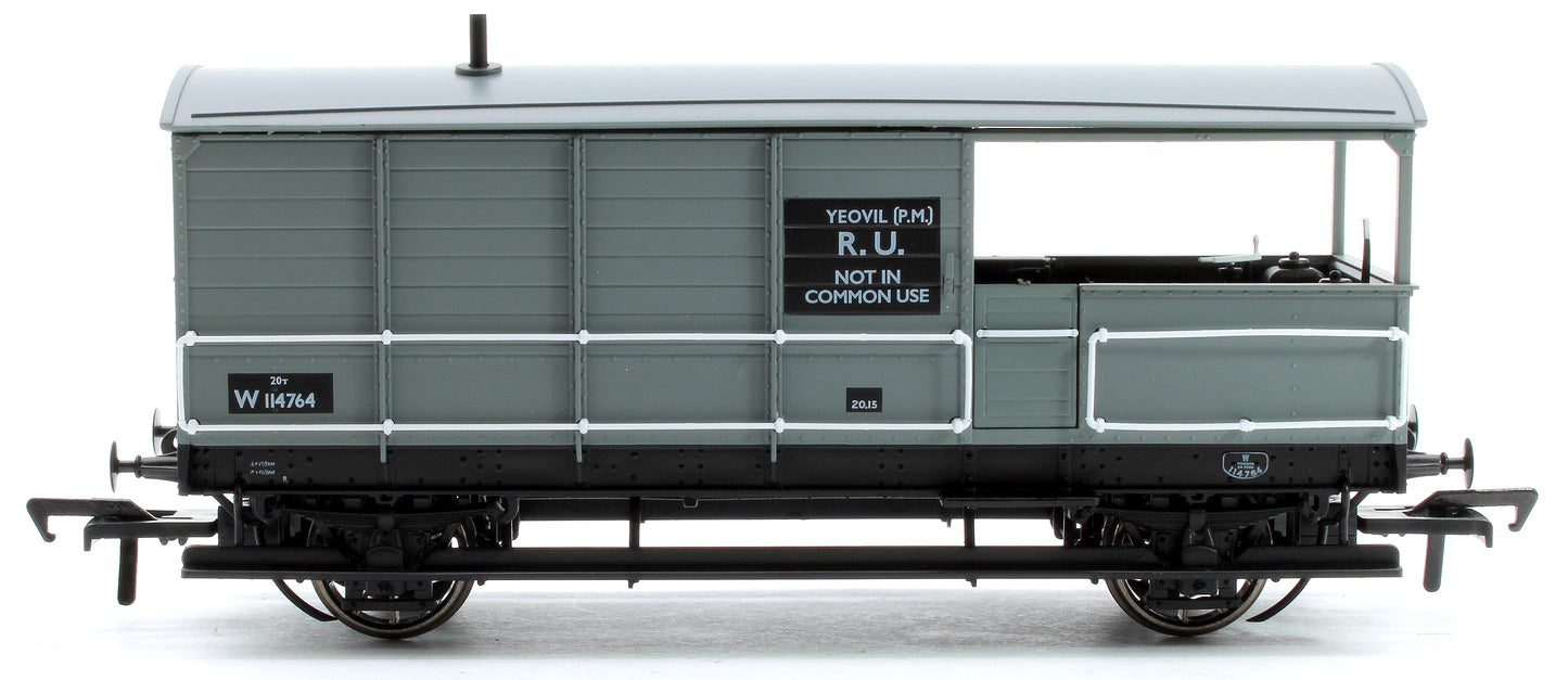 Diagram AA20 Toad Brake Van No. W114764, Yeovil Pen Mill RU, BR grey