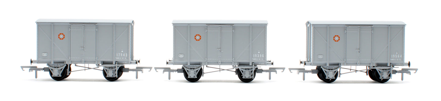 CIE Bulleid H Van - Grey (CIE roundel era) - Pack 2