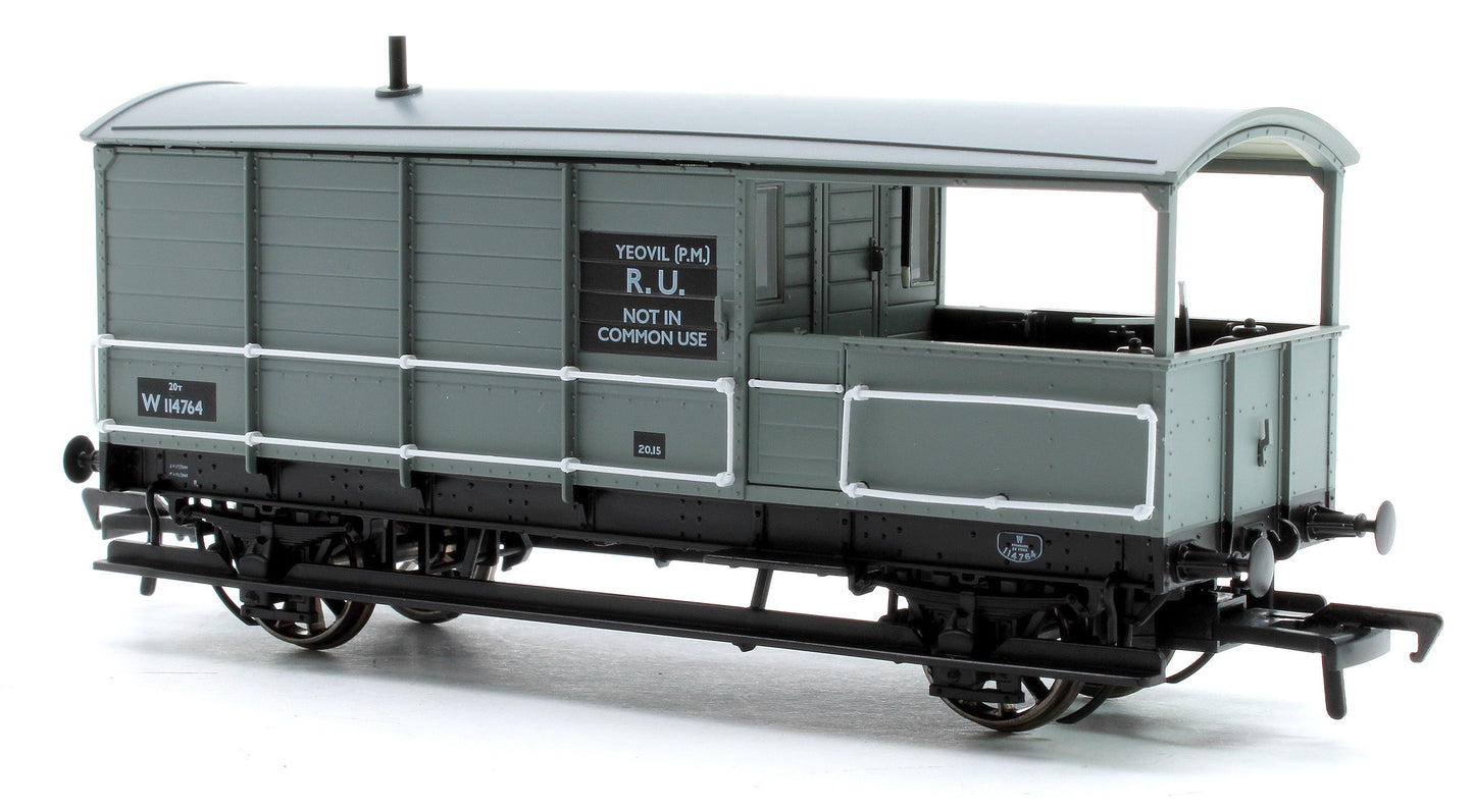 Pre-Owned 918008 Diagram AA20 Toad Brake Van No. W114764, Yeovil Pen Mill RU, BR grey