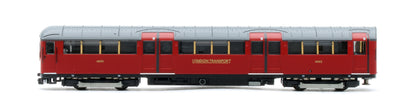 RT-N-LU1938-MAR401B 1938 Tube Stock - London Transport (Gold Branding) Maroon “Rail Red” (Cream Window Bars) Set B (Bakerloo Line) 4-Car EMU
