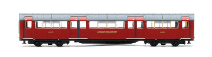 RT-N-LU1938-MAR401B 1938 Tube Stock - London Transport (Gold Branding) Maroon “Rail Red” (Cream Window Bars) Set B (Bakerloo Line) 4-Car EMU