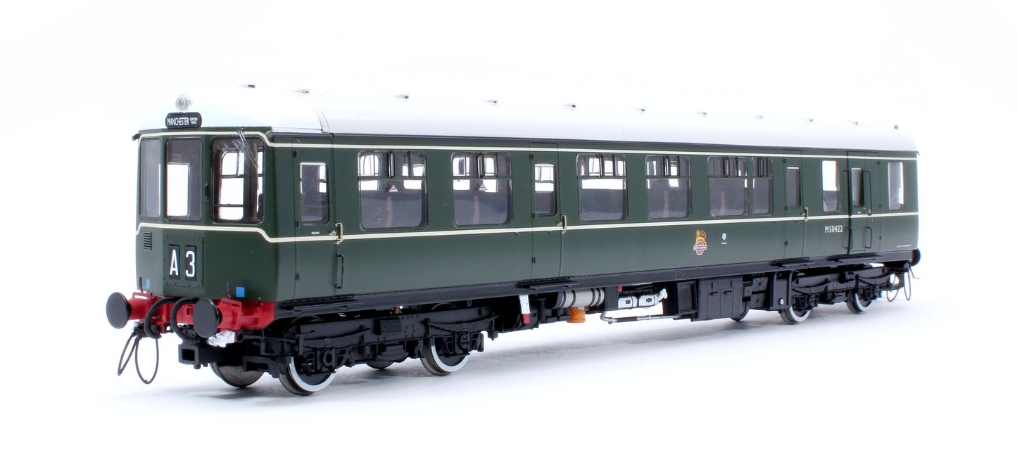 Class 104 3 Car DMU M50422/M59134/M50426 BR Green (Early) with Lion & Wheel Emblem