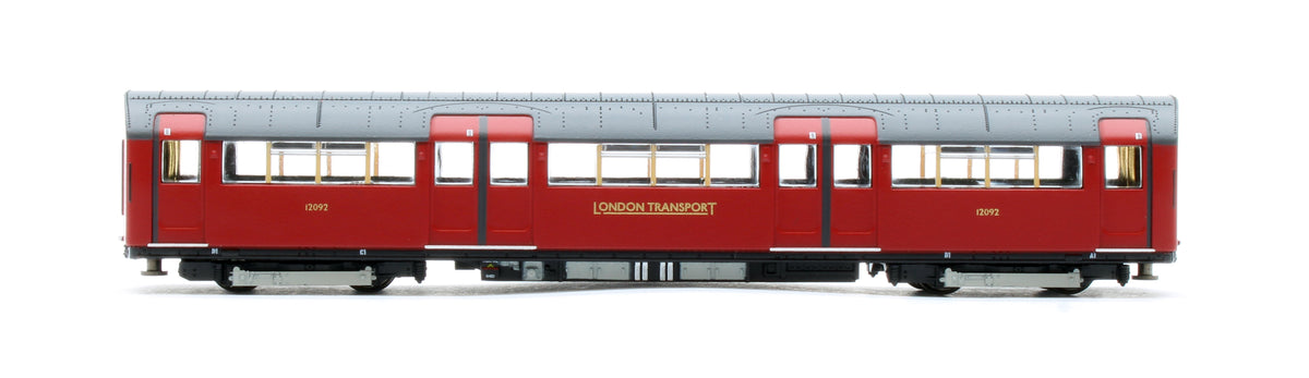 RT-N-LU1938-MAR401B 1938 Tube Stock - London Transport (Gold Branding) Maroon “Rail Red” (Cream Window Bars) Set B (Bakerloo Line) 4-Car EMU