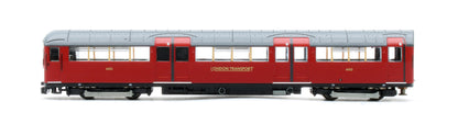 RT-N-LU1938-MAR401B 1938 Tube Stock - London Transport (Gold Branding) Maroon “Rail Red” (Cream Window Bars) Set B (Bakerloo Line) 4-Car EMU