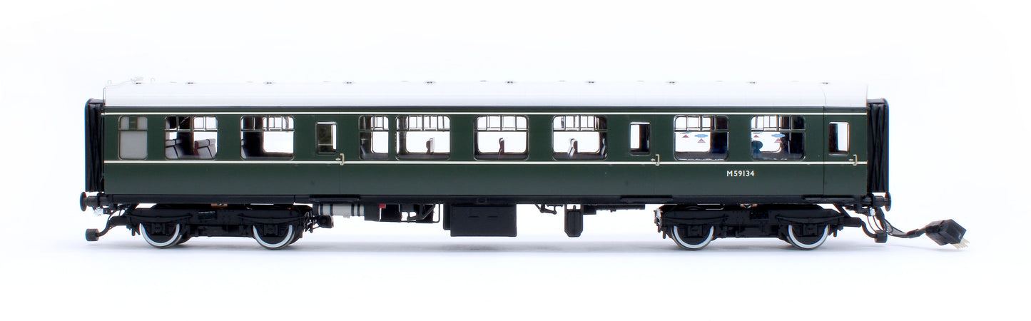 Class 104 3 Car DMU M50422/M59134/M50426 BR Green (Early) with Lion & Wheel Emblem
