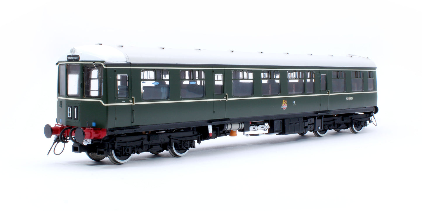 Class 104 3 Car DMU M50422/M59134/M50426 BR Green (Early) with Lion & Wheel Emblem