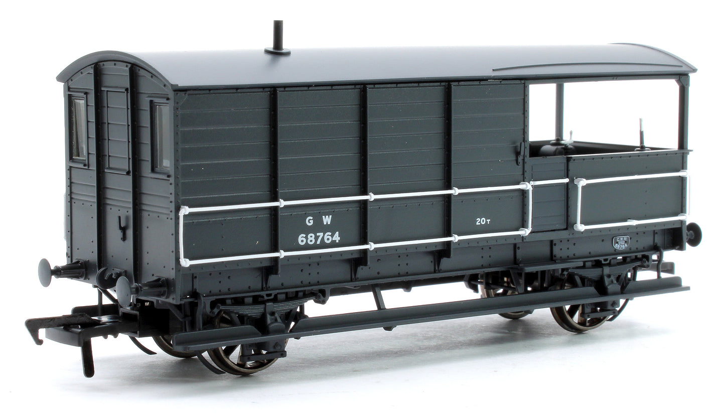 Diagram AA20 Toad Brake Van No. 68764, small GWR lettering