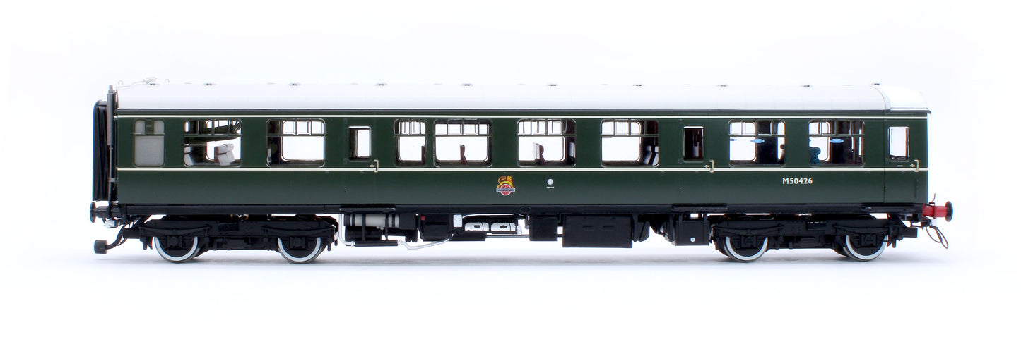 Class 104 3 Car DMU M50422/M59134/M50426 BR Green (Early) with Lion & Wheel Emblem