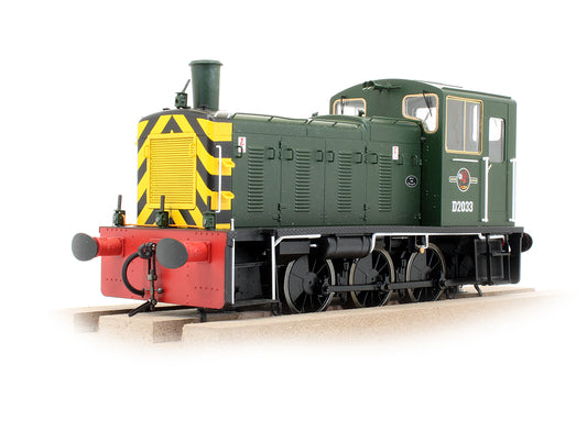 Pre-Owned Class 03 - D2033 BR Green with wasp stripes (Flowerpot Exhaust) Diesel Locomotive