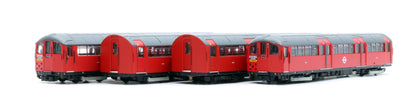 RT-N-LU1938-RED402A Tube Stock - London Underground (White Roundels) "Bus" Red Set A (Northern Line) 4-Car EMU