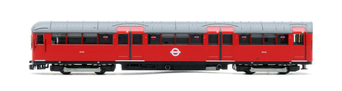 RT-N-LU1938-RED402A Tube Stock - London Underground (White Roundels) "Bus" Red Set A (Northern Line) 4-Car EMU