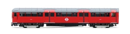 RT-N-LU1938-RED402A Tube Stock - London Underground (White Roundels) "Bus" Red Set A (Northern Line) 4-Car EMU