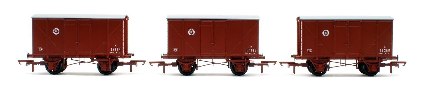 CIE Bulleid H Van - Brown (CIE roundel era) - Pack 2