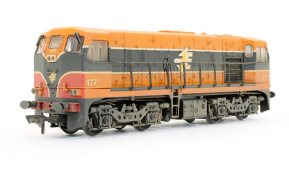 Pre-Owned Irish Rail Class 141 'IR' Orange 177 Diesel Locomotive Weathered