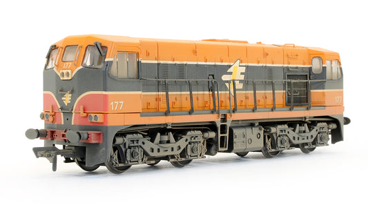 Pre-Owned Irish Rail Class 141 'IR' Orange 177 Diesel Locomotive Weathered