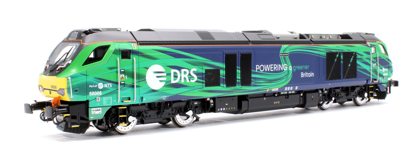 Class 68 "Pride of the North" 68006 DRS/NTS Green Diesel Locomotive - Sound Fitted