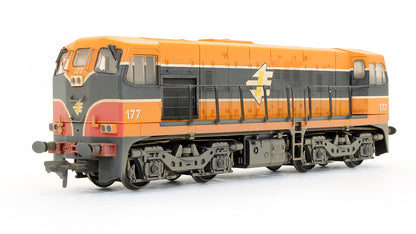 Pre-Owned Irish Rail Class 141 'IR' Orange 177 Diesel Locomotive Weathered