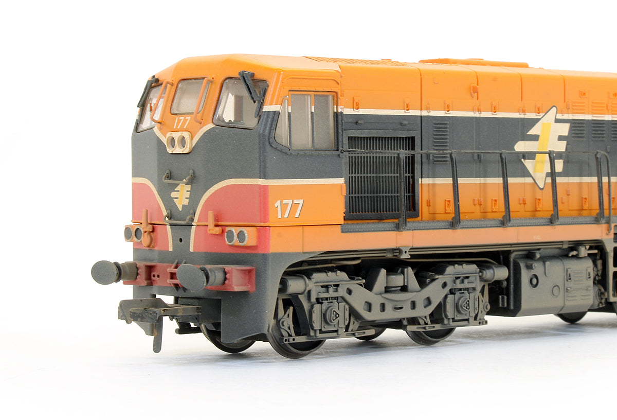 Pre-Owned Irish Rail Class 141 'IR' Orange 177 Diesel Locomotive Weathered