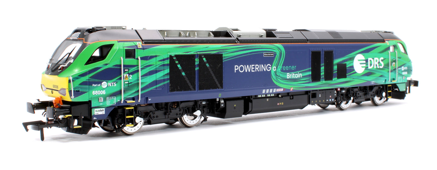 Class 68 "Pride of the North" 68006 DRS/NTS Green Diesel Locomotive - Sound Fitted