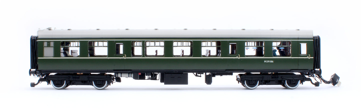 Class 104 3 Car DMU M50478/M59186/M50530 BR Green (Speed Whiskers and Coaching Stock roundel)