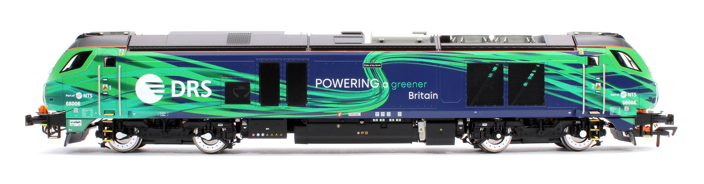 Class 68 "Pride of the North" 68006 DRS/NTS Green Diesel Locomotive - DCC Fitted