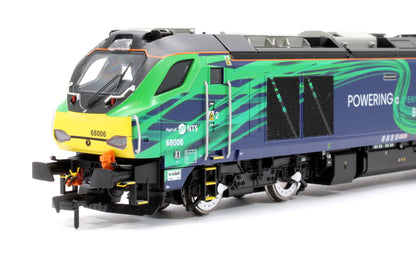 Class 68 "Pride of the North" 68006 DRS/NTS Green Diesel Locomotive